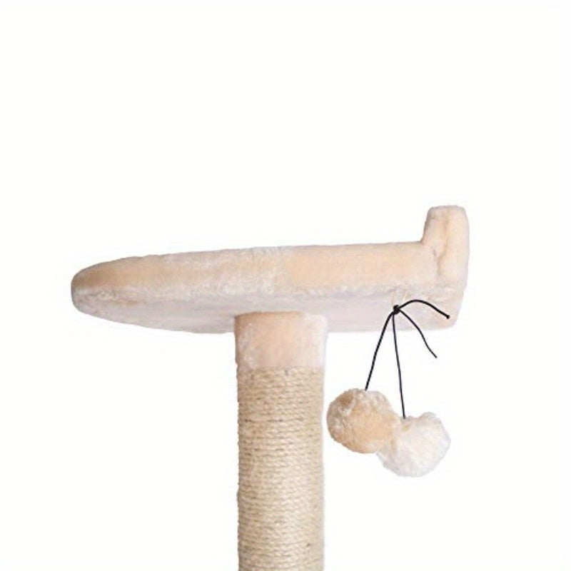 40pcs Aeromark TOY7 Interactive Plush Pet - Soft Hanging & Rolling Balls, Multi-Color (White\u002FBlue\u002FBrown\u002FBlack), Safe Non-Toxic cat, dog, small animal - Ideal for Kittens, Puppies, Hamsters, gerbils - Indoor\u002FOutdoor Play & Climbing - Pe