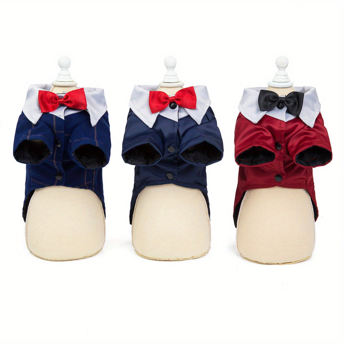 19-Color Pet Clothes for Small Dogs & Cats - -Finish ABS\u002FPolyester Hooded Vest with Snap Closure, Spring\u002FFall\u002FWinter Warmth, Stylish & Durable Outfits for Weddings, Holidays, Photo Shoots