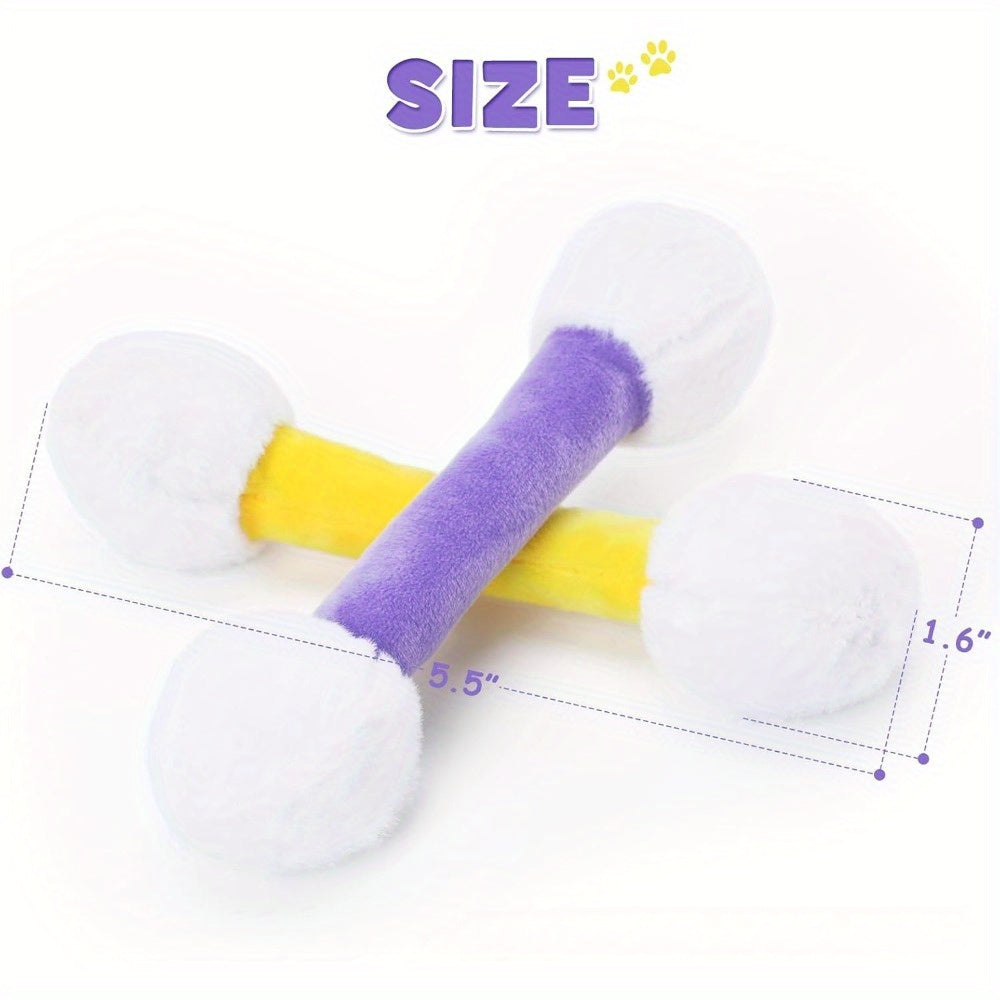 6pcs Soft Plush Pet Herb Swab Toys – Durable, Chew-Resistant Interactive Pet Play for Cats & Dogs, Colorful Fabric Design with Natural Herb Filling, Perfect for Kittens and Adults, Indoor Fun and Exercise
