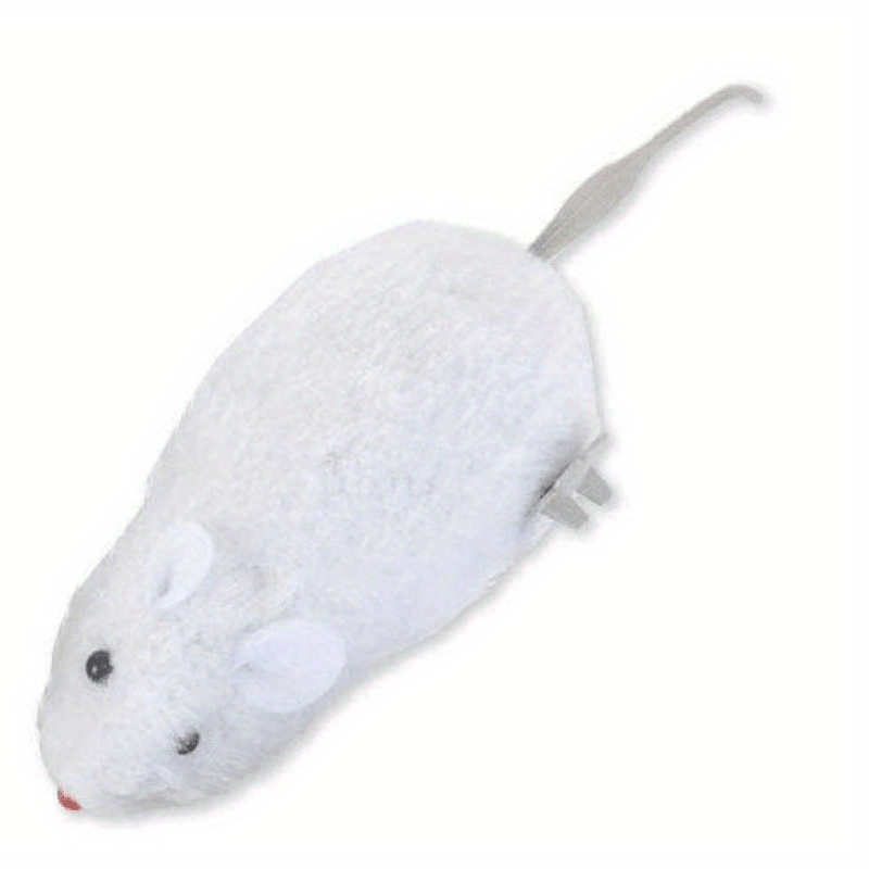 1pc Cat and Dog Toy, Durable Plastic, All Breed Sizes, Battery-free Clock Mouse Toys