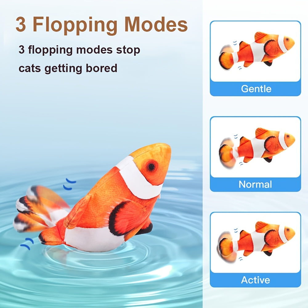7pcs Floppy Fish Cat Toys, Cat Toys Flopping Fish, Moving Kitten Kicker, Floppy Wiggle Carp for Small Dogs, Soft And Durable, Interactive Kitten Kicker for Indoor for All Breeds