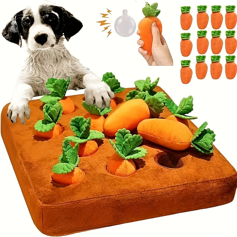 Bite-Resistant Plush Toys 12-Pack Bite-Resistant and Tear-Proof Plush Toys for Cats, Dogs, Rabbits | Universal Companion Play, Teething Relax, Safe Non-Toxic Healing Series Pet Toys