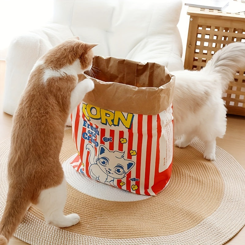 Fun Cartoon Cat Toy for Cats & Dogs - Durable Plastic Interactive Playtime, No Batteries Needed, Engaging Design for Medium Breeds, Indoor\u002FOutdoor Pet Entertainment, Cat Toy, Playful Design, Sturdy Construction