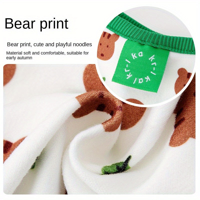 Winter Warm Cat Clothes De Rong Pet Four-Legged Clothes Cute Full Print Home Clothes Small Dog Thin Fleece Pet Apparel
