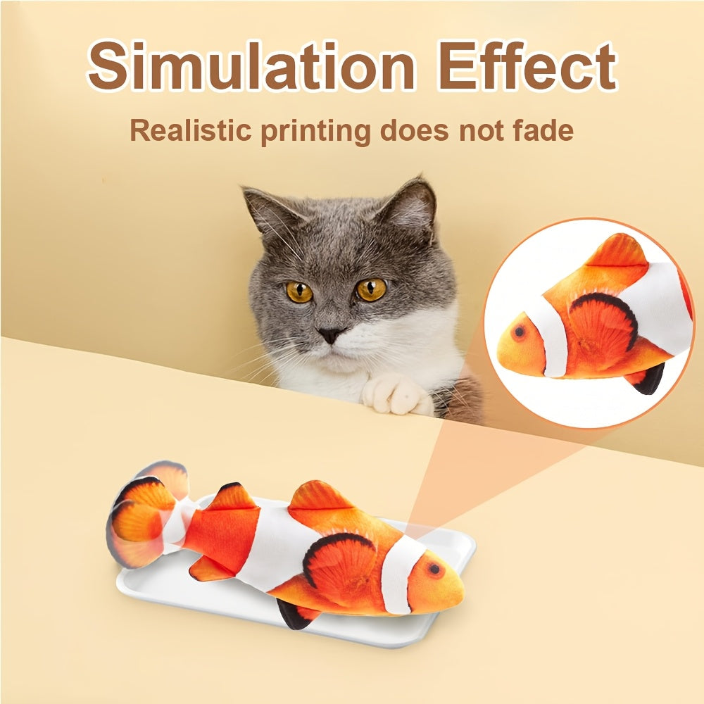7pcs Floppy Fish Cat Toys, Cat Toys Flopping Fish, Moving Kitten Kicker, Floppy Wiggle Carp for Small Dogs, Soft And Durable, Interactive Kitten Kicker for Indoor for All Breeds