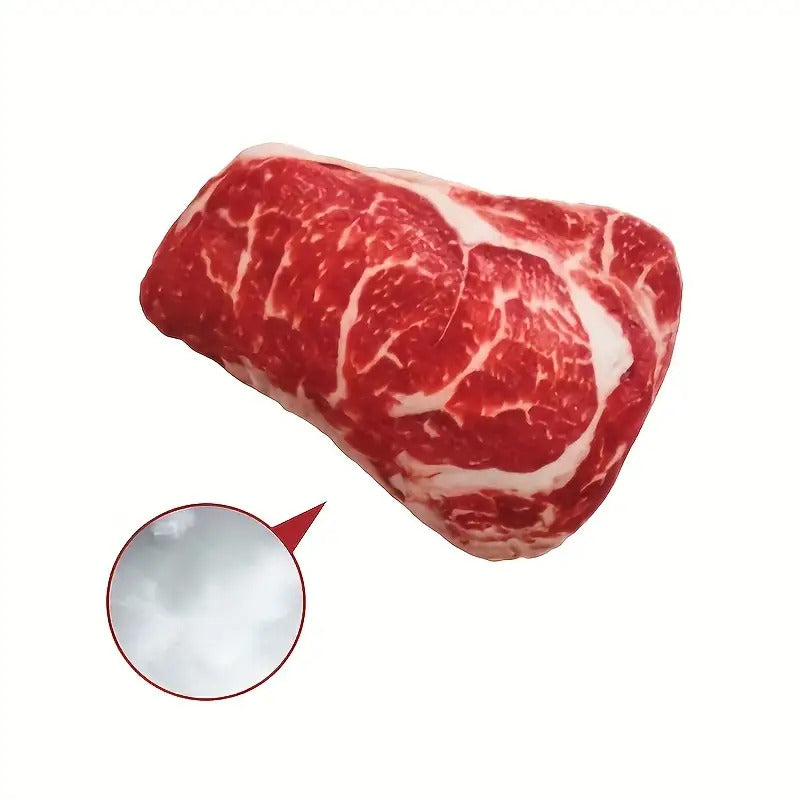 Realistic Tear-Resistant Plush Pet Toy with Squeaker - Interactive Dog & Cat Chew Toy, No Batteries Needed, Safe Chewable Bone-like Design for Teeth Cleaning & Mental Stimulation - Ideal for Puppies, Kittens, All Breeds - Durable Chew Proof Toy for Solo P