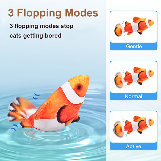 7pcs Floppy Fish Cat Toys, Cat Toys Flopping Fish, Moving Kitten Kicker, Floppy Wiggle Carp for Small Dogs, Soft And Durable, Interactive Kitten Kicker for Indoor for All Breeds