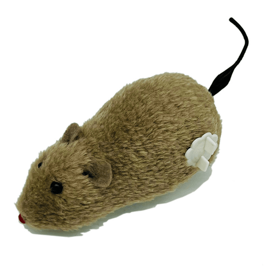 1pc Cat and Dog Toy, Durable Plastic, All Breed Sizes, Battery-free Clock Mouse Toys