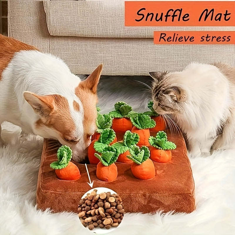 Bite-Resistant Plush Toys 12-Pack Bite-Resistant and Tear-Proof Plush Toys for Cats, Dogs, Rabbits | Universal Companion Play, Teething Relax, Safe Non-Toxic Healing Series Pet Toys